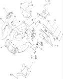 Housing Assembly Diagram and Parts List for 20093C 280000001-280999999 - 2008 Toro Lawn Mower