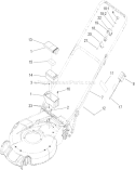 Electrical Assembly Diagram and Parts List for 20795 250000001-250999999 - 2005 Toro Lawn Mower