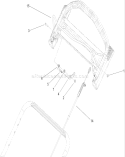 Brake Control Assembly Diagram and Parts List for 20795 250000001-250999999 - 2005 Toro Lawn Mower
