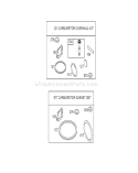 Carburetor Overhaul Kit Diagram and Parts List for 20054 250000001-250999999 - 2005 Toro Lawn Mower