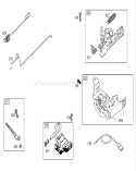 Governor Assembly Diagram and Parts List for 20795 250000001-250999999 - 2005 Toro Lawn Mower