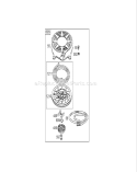 Starter Assembly Diagram and Parts List for 20057 260000001-260999999 - 2006 Toro Lawn Mower