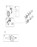 Crankshaft Assembly Diagram and Parts List for 20058 250000001-250999999 - 2005 Toro Lawn Mower