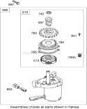 Part Location Diagram of 795097 Briggs and Stratton Gasket-Cover, Starter