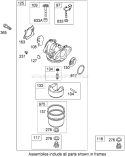 Carburetor Assembly Diagram and Parts List for 20093 280000001-280999999 - 2008 Toro Lawn Mower
