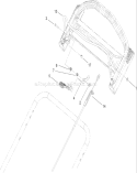 Brake Bail and Cable Assembly Diagram and Parts List for 20795 280000001-280999999 - 2008 Toro Lawn Mower