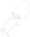 Rear Bag Assembly Diagram and Parts List for 20099 310000001-310000309 - 2010 Toro Lawn Mower