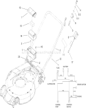 Electrical Assembly Diagram and Parts List for 20796 260000001-260999999 - 2006 Toro Lawn Mower