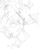 Part Location Diagram of 108-8115 Toro Housing Assembly