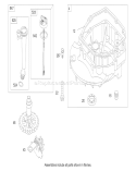 Page F Diagram and Parts List for 20784 250000001-250999999 - 2005 Toro Lawn Mower