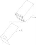 Rear Bag Assembly Diagram and Parts List for 20092C 280000001-280999999 - 2008 Toro Lawn Mower