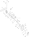 Part Location Diagram of 107-3707 Toro 8 Inch Wheel And Gear Asm
