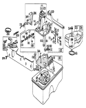 Carburetor Assembly Diagram and Parts List for 20798 0000001-0999999 - 1980 Toro Lawn Mower