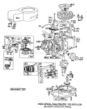 Engine Diagram and Parts List for 20798 9000001-9999999 - 1979 Toro Lawn Mower