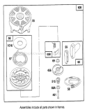 Page H Diagram and Parts List for 20801BC 4900001-4999999 - 1994 Toro Lawn Mower
