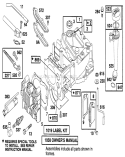 Engine Diagram and Parts List for 20801B 4900001-4999999 - 1994 Toro Lawn Mower