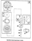 Page H Diagram and Parts List for 20801B 4900001-4999999 - 1994 Toro Lawn Mower