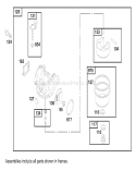 Page H Diagram and Parts List for 20803 8900001-8999999 - 1998 Toro Lawn Mower