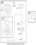Page M Diagram and Parts List for 20803 9900001-9999999 - 1999 Toro Lawn Mower