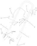 Part Location Diagram of 94-4375 Toro Handle