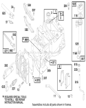 Engine Diagram and Parts List for 20803 9900001-9999999 - 1999 Toro Lawn Mower