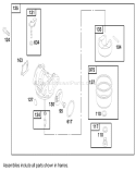 Page H Diagram and Parts List for 20803 9900001-9999999 - 1999 Toro Lawn Mower