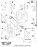 Engine Diagram and Parts List for 20804 9900001-9999999 - 1999 Toro Lawn Mower