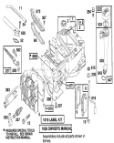 Engine Diagram and Parts List for 20806B 4900001-4999999 - 1994 Toro Lawn Mower
