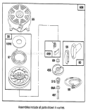 Page H Diagram and Parts List for 20806B 4900001-4999999 - 1994 Toro Lawn Mower