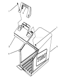 Grass Bag Assembly Diagram and Parts List for 20802BC 5900001-5999999 - 1995 Toro Lawn Mower
