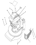 Engine Assembly Diagram and Parts List for 20802BC 5900001-5999999 - 1995 Toro Lawn Mower