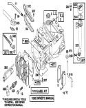 Engine Diagram and Parts List for 20802BC 5900001-5999999 - 1995 Toro Lawn Mower