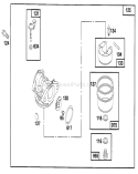 Page E Diagram and Parts List for 20808B 6900001-6999999 - 1996 Toro Lawn Mower