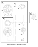 Page J Diagram and Parts List for 20808 8900001-8999999 - 1998 Toro Lawn Mower