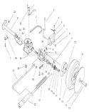 Rear Axle Assembly Diagram and Parts List for 20808 8900001-8999999 - 1998 Toro Lawn Mower