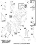 Engine Diagram and Parts List for 20808 9900001-9999999 - 1999 Toro Lawn Mower