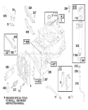 Engine Diagram and Parts List for 20809 8900001-8999999 - 1998 Toro Lawn Mower
