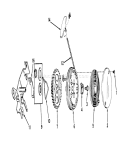 Rewind Starter Diagram and Parts List for 20810 0000001-0999999 - 1980 Toro Lawn Mower