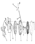 Rewind Starter Diagram and Parts List for 20810 1000001-1999999 - 1981 Toro Lawn Mower