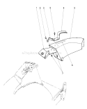 Side Discharge Chute Model Diagram and Parts List for 20810 2000001-2999999 - 1982 Toro Lawn Mower