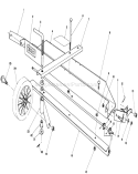 Dethatcher Kit Diagram and Parts List for 20810 3000001-3999999 - 1983 Toro Lawn Mower
