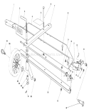 Dethatcher Kit Diagram and Parts List for 20810 4000001-4999999 - 1984 Toro Lawn Mower