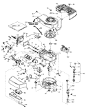 Engine Diagram and Parts List for 20810 4000001-4999999 - 1984 Toro Lawn Mower