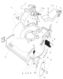 Housing Assembly Diagram and Parts List for 20810 4000001-4999999 - 1984 Toro Lawn Mower