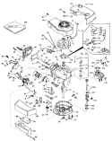 Engine Diagram and Parts List for 20810 9000001-9999999 - 1979 Toro Lawn Mower