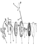 Rewind Starter Diagram and Parts List for 20810 9000001-9999999 - 1979 Toro Lawn Mower
