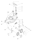 Part Location Diagram of 104-7562 Toro Front Axle Assembly