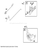 Page H Diagram and Parts List for 20805 200000001-200999999 - 2000 Toro Lawn Mower