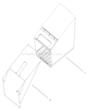 Rear Bagger Assembly Diagram and Parts List for 20811 200000001-200999999 - 2000 Toro Lawn Mower