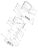 Part Location Diagram of 100-3937 Toro Cable-Brake